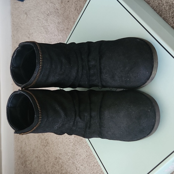 MIA Shoes - MIA Studded Ankle Boots Black Brandi